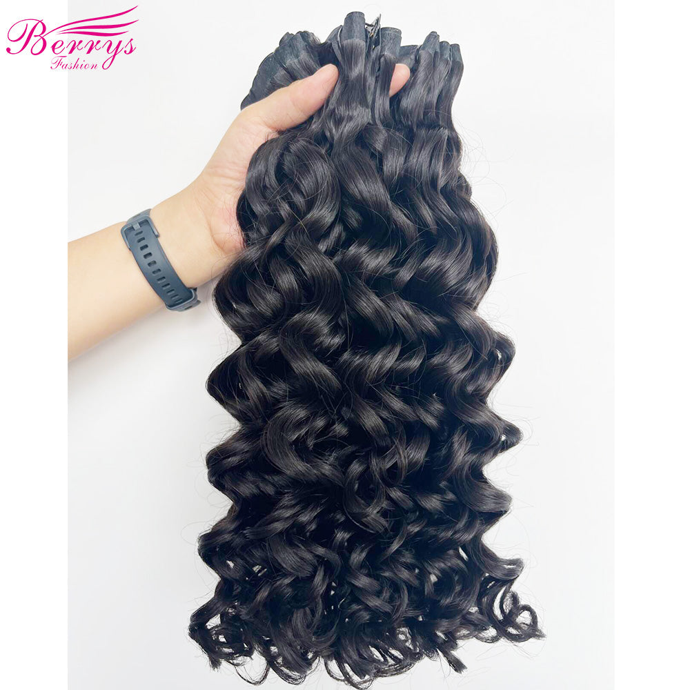 seamless clip in deep curly hair